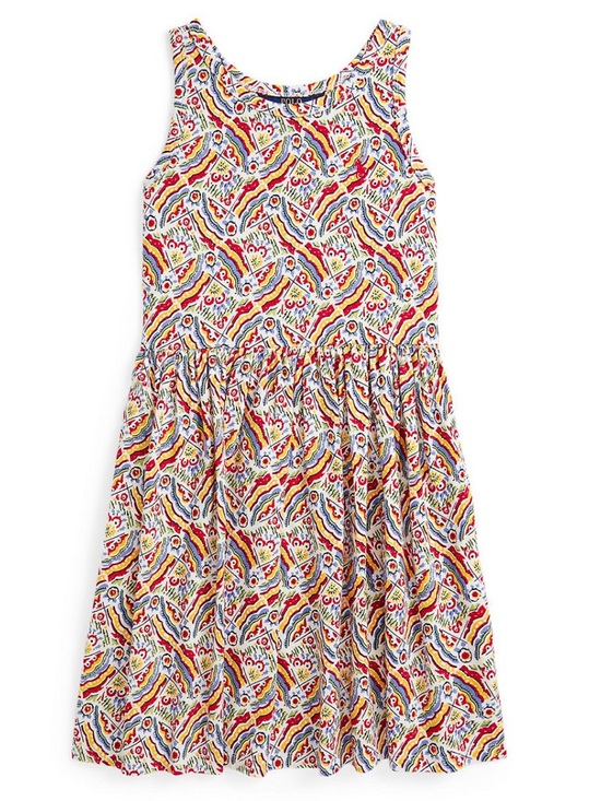 Polo Ralph Lauren Other - Polo Ralph Lauren Big Girls Riviera-Print Jersey Dress Size XL (16)